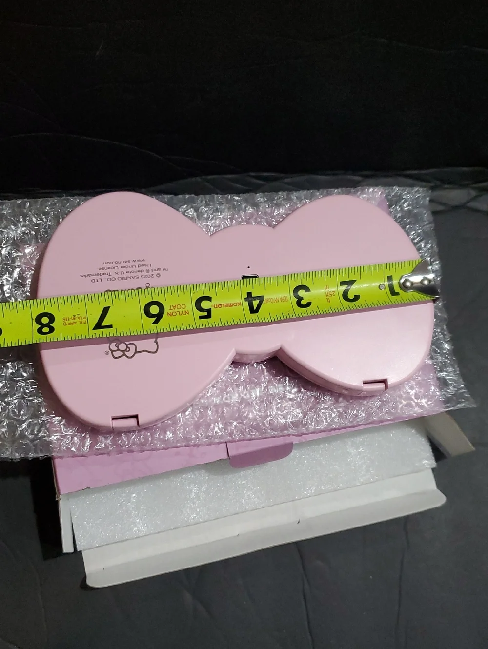 Hello Kitty®‎ Bow shaped LED pink Compact Mirror new